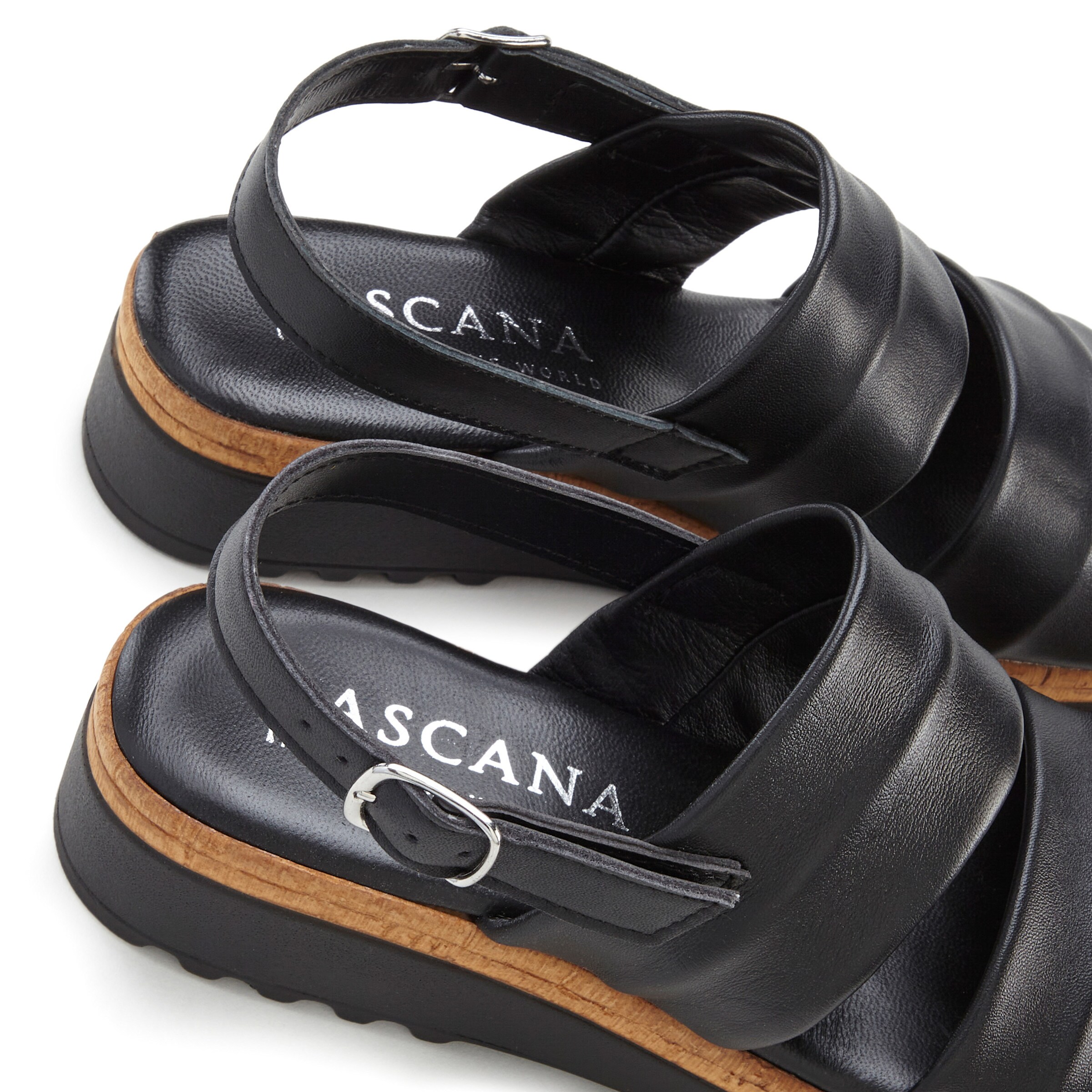 LASCANA Sandalette in schwarz