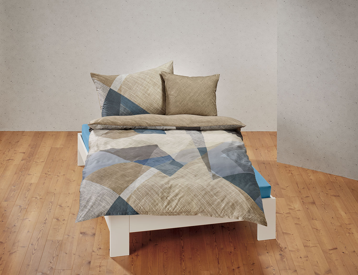 Bettwäsche mit geometrischem Muster