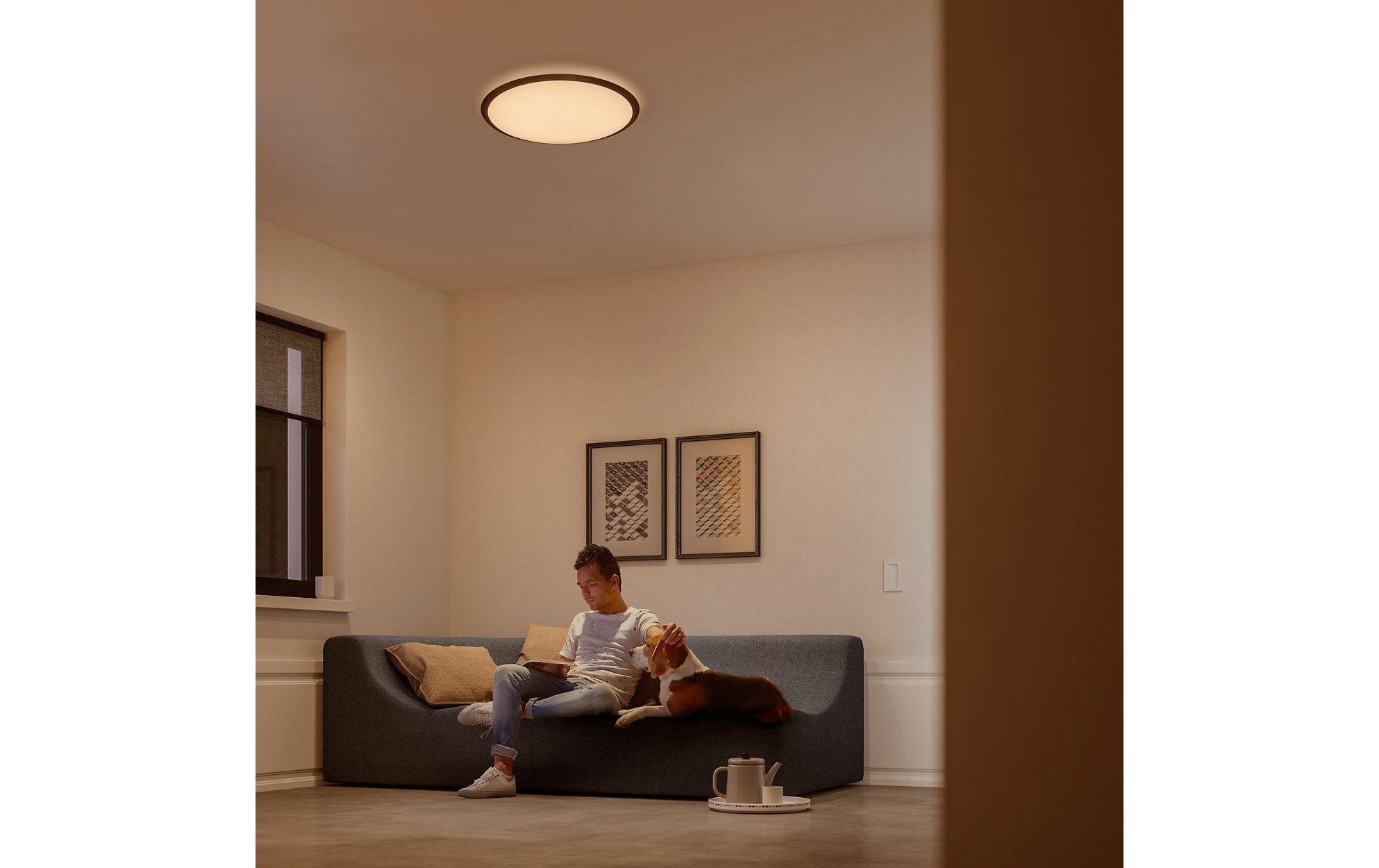 Deckenleuchte Cavanal, 18 W, 1500 lm, 2700 K, WeissLED Deckenlampe