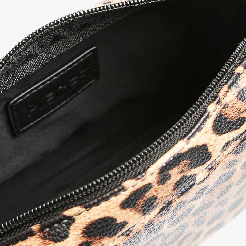 PIECES - PCFANNI - Crossbody Tas - Bruin - Panterprint