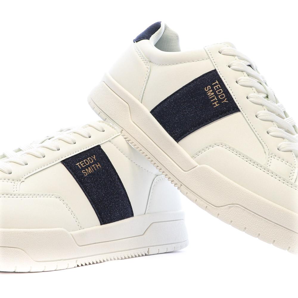 Teddy Smith Baskets Blanc/Marine Homme Teddy Smith 78850
