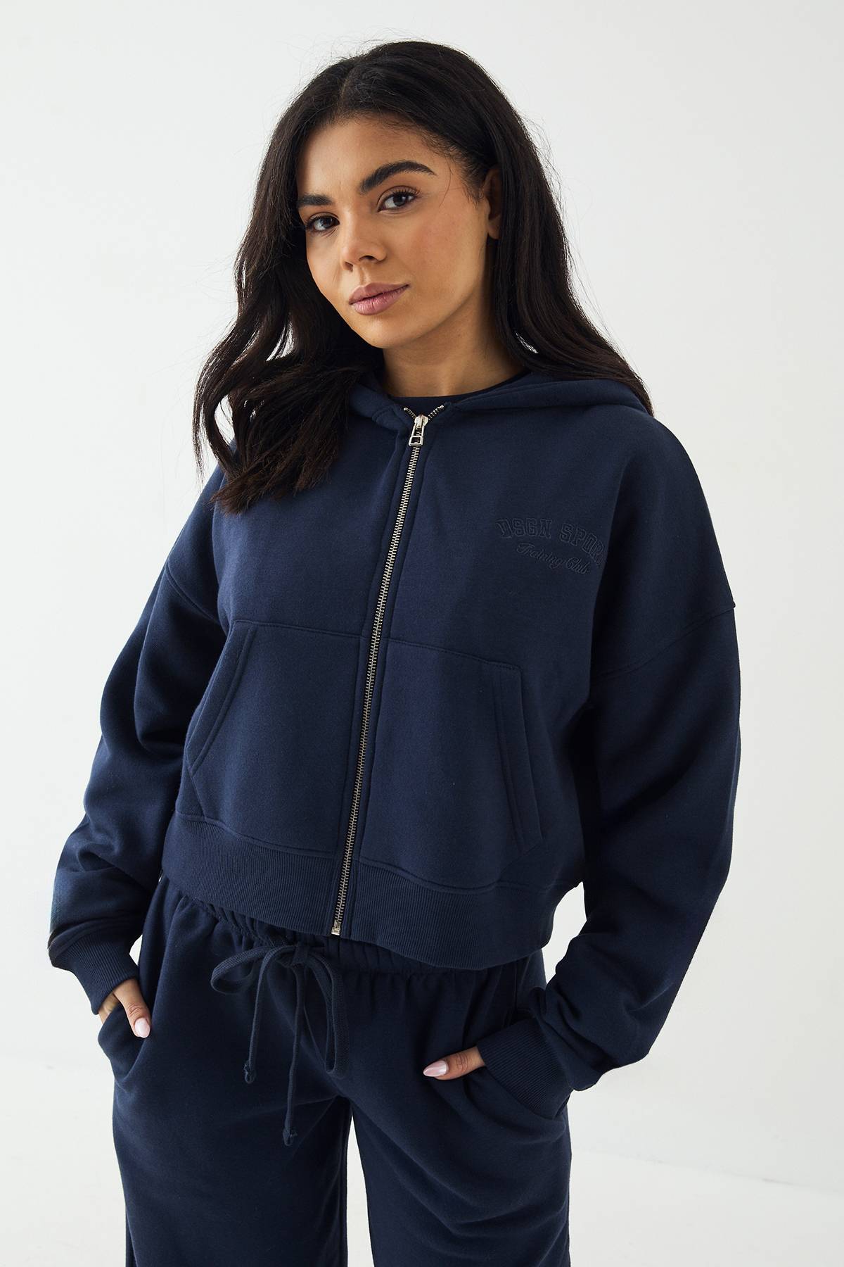 Sweat à Casynthétiqueche Zippé Boxy DSGN Studio Sport Training Club