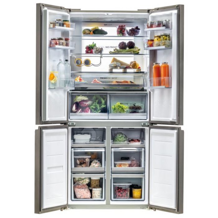 Haier Side-by-Side Cube 83 Serie 7 HTF-508DGS7 Iconic Glass