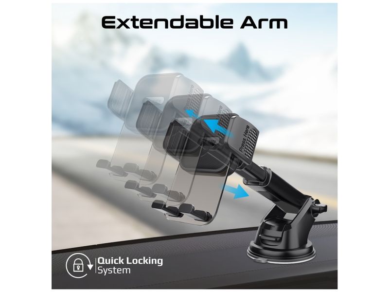 Promate Smartphone-Halterung Transhold-ext Universelle Smartphone-Halterung