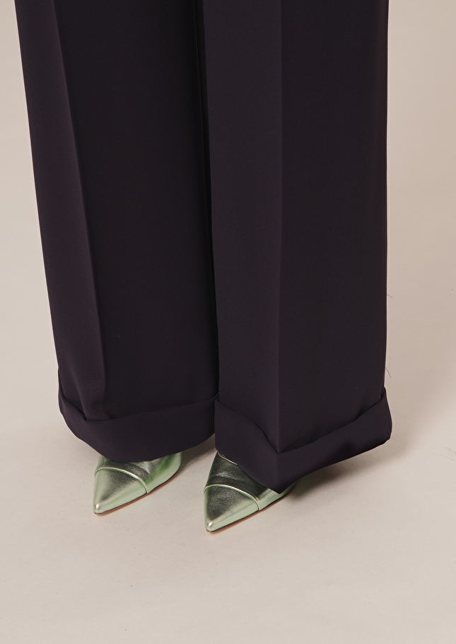 Pantalon Pylableu nuit en crêpe