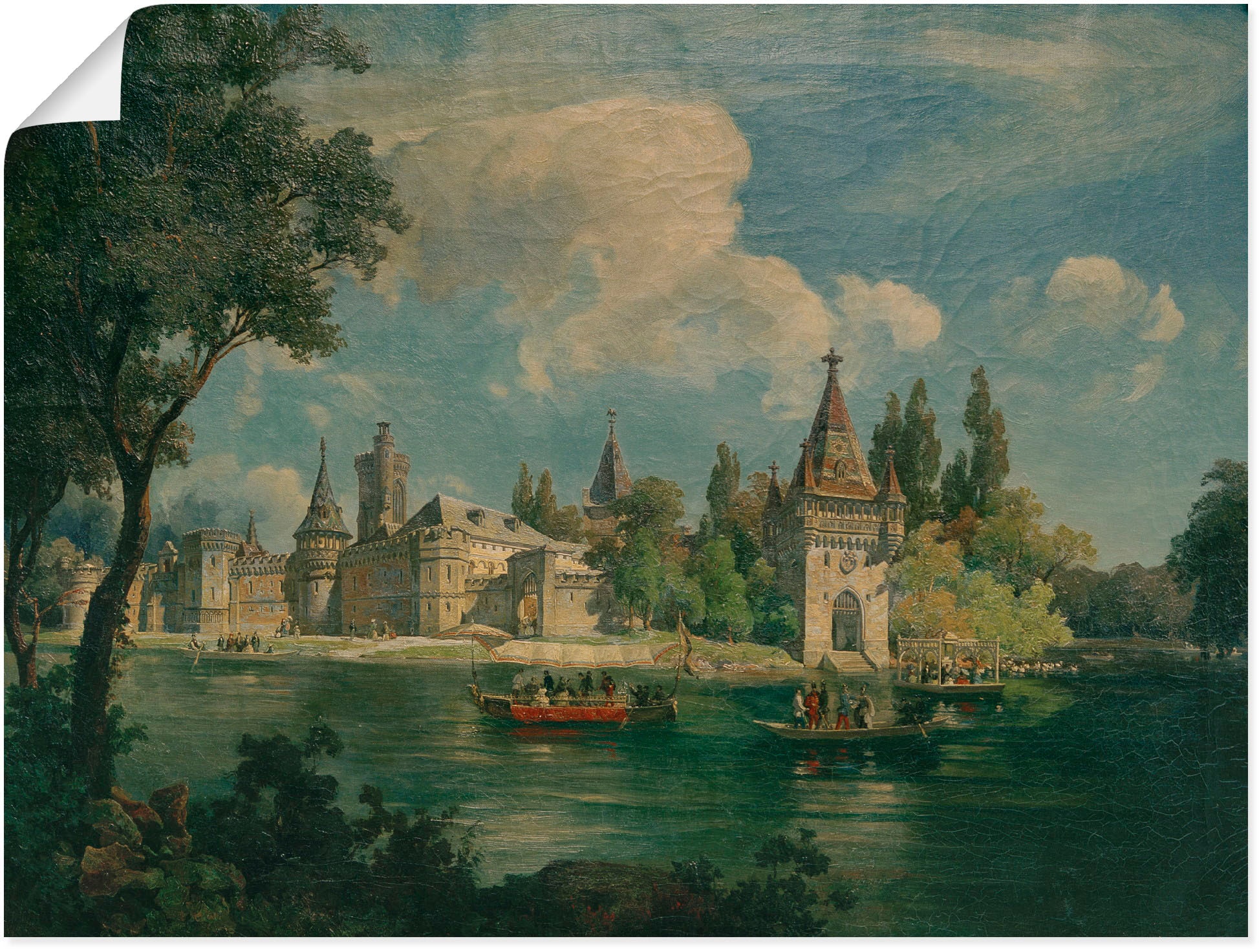 Artland Poster »Schloss Laxenburg« Gebäude 1 Stk. tlg. als Alubild, Leinwandbild, Wandaufkleber oder Poster in versch. Grössen