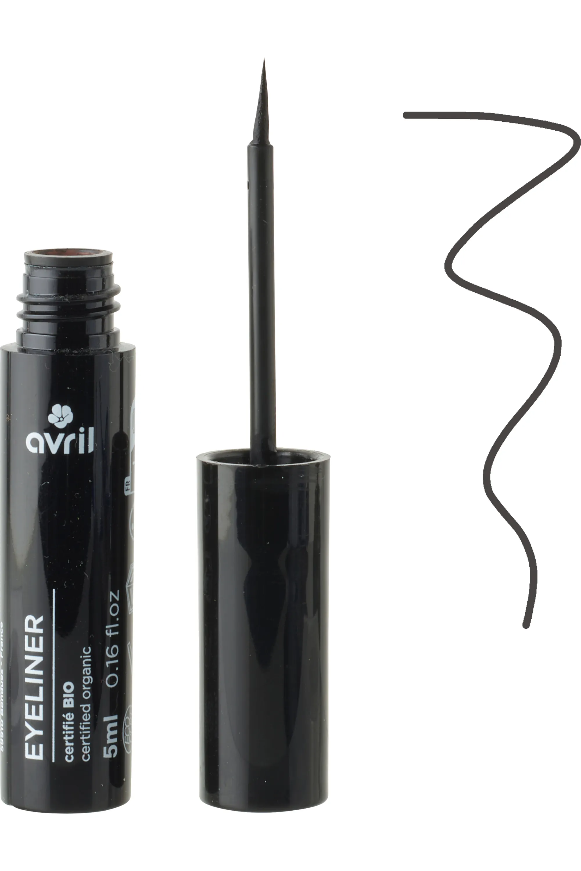 Avril Eyeliner noir certifié bio-5 ml