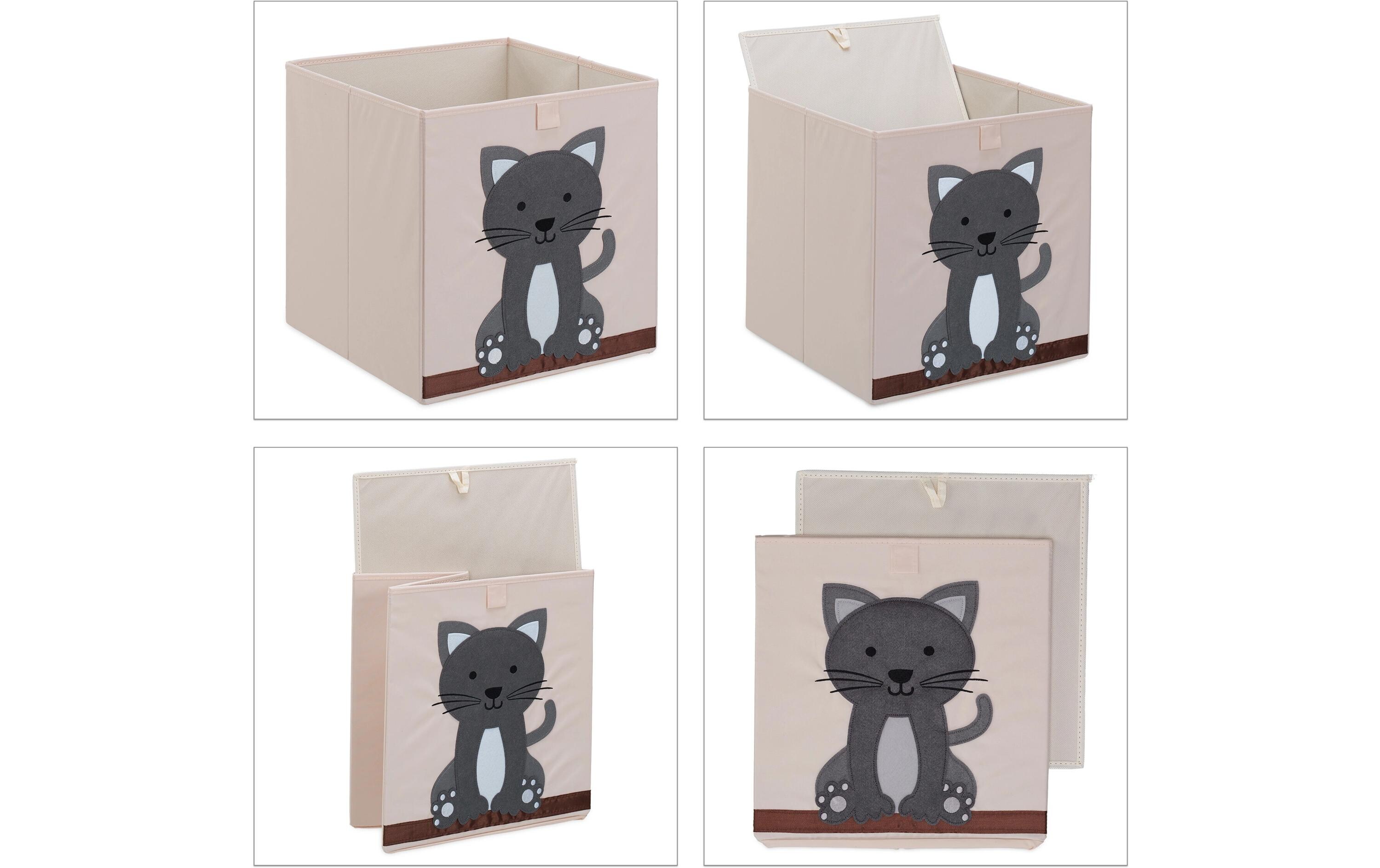 Spielzeugbox KatzeFaltbare Aufbewahrungsbox für das Kinderzimmer