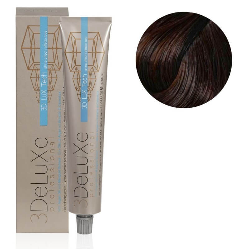 Crème colorante 4.3 chatain doré 3Deluxe Pro 100ML
