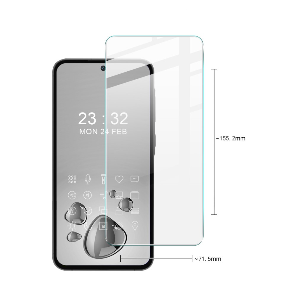 Samsung Galaxy A55 / A35 Panzer Glas Display Schutz Case Friendly