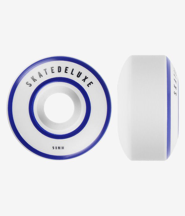 skatedeluxe Lines Series Rollen (white blue) 51mm 100A 4er Pack