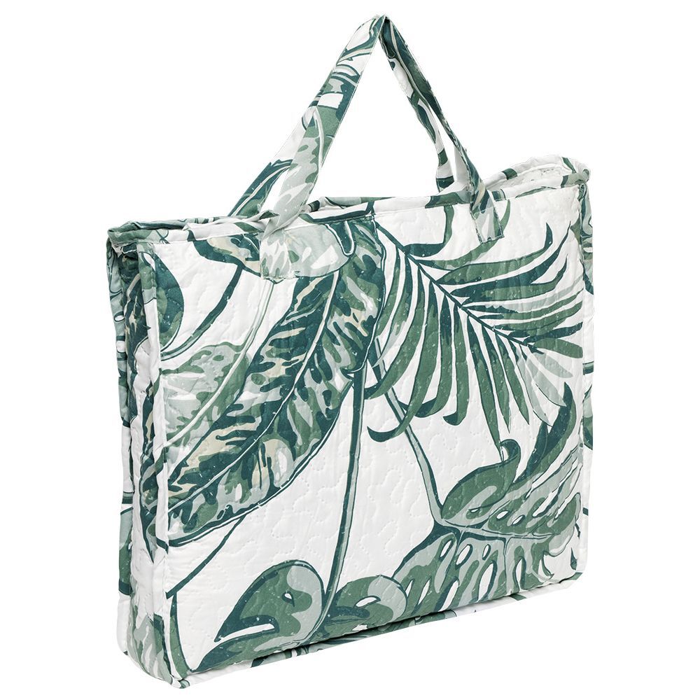 Couvre lit imprimé reversible 240x220cm avec 2 taie et son tote bag