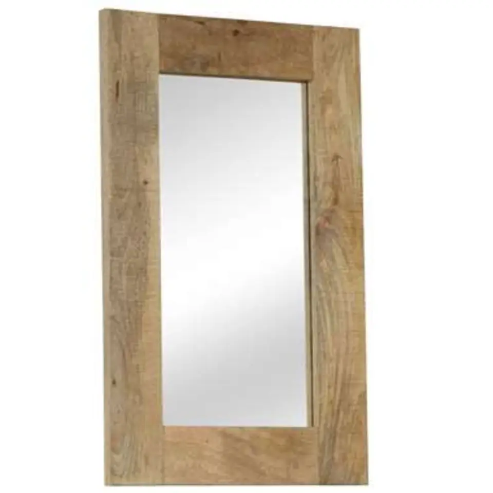 vidaXL - Spiegel - Bruin - Hout - 50 x 80 cm