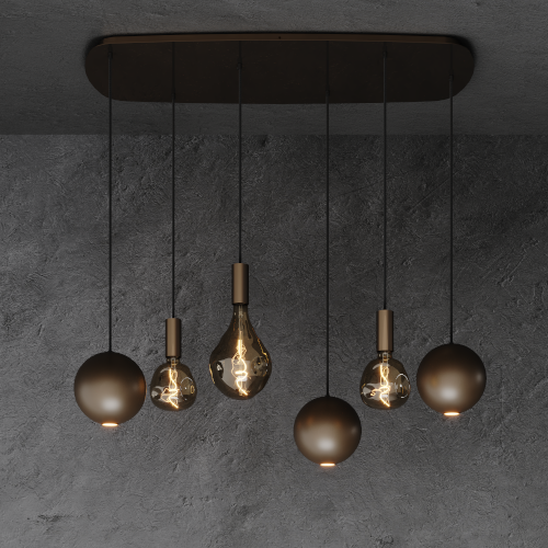 Hanglamp Ztahl - 4530-Platinum Gerace B120 x D50 cm