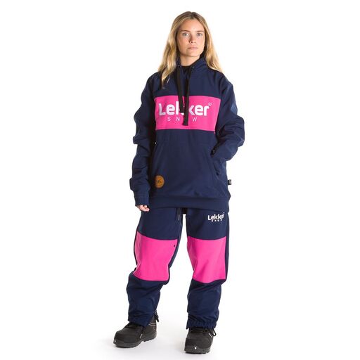 Sudadera 10 K Lekkker Snow Navy Rosa