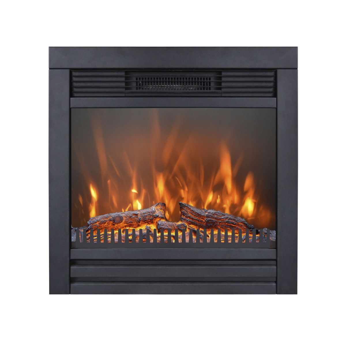 Cheminee 1400w avec effet flamme et bois xaralyn adra lucius