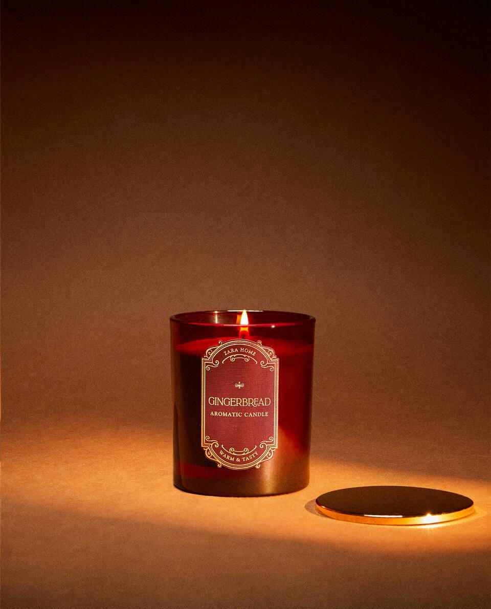 VELAS COM AROMA DE BISCOITO DE GENGIBRE