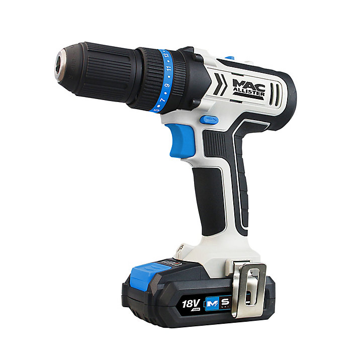 Perceuse visseuse à percussion sans fil Mac Allister MCD18-Li-2 Gamme SOLO 18V - 2x2Ah
