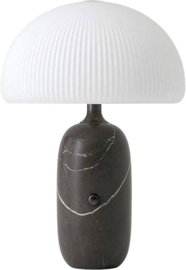 Vipp Vipp592 Sculpture table lamp, Grey Sort & hvid