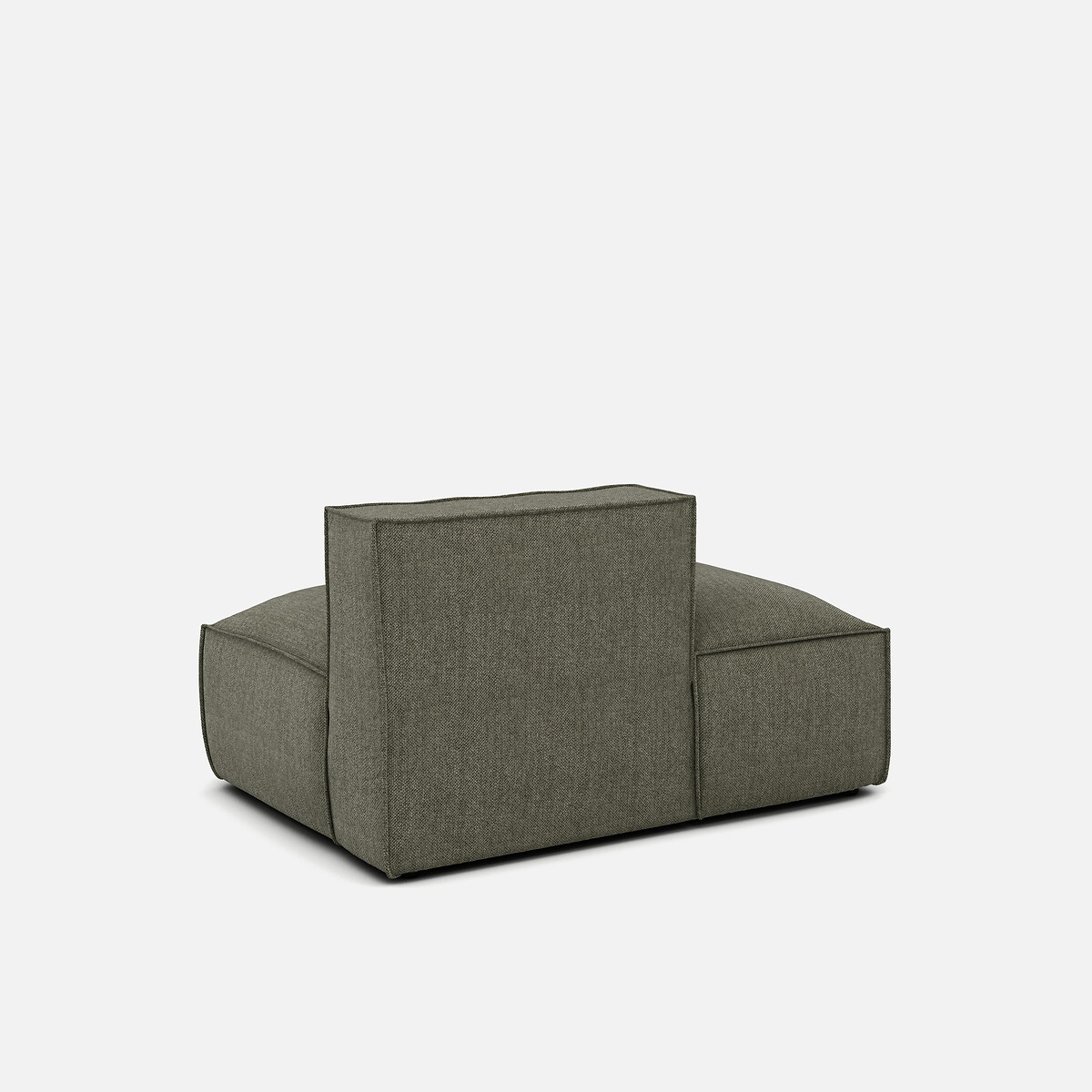 LA REDOUTE INTERIEURS<br>Sofá lounge texturizado, esquerdo, Seven