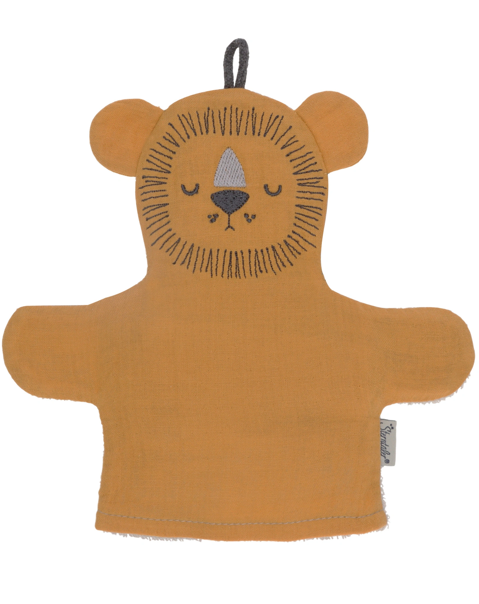 Waschhandschuh LÖWE LIO in braun