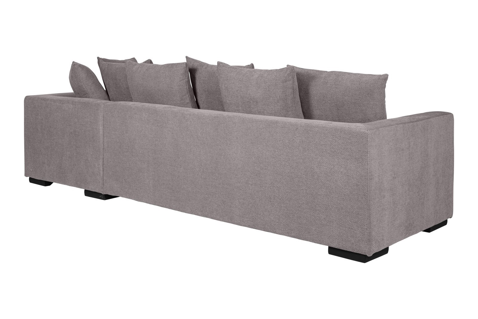 Paso Doble Day Sofa 2,5-seter og divan høyre, I tekstil Salento Stone, Valnøtt ben i tre, EU komfort. Promotion