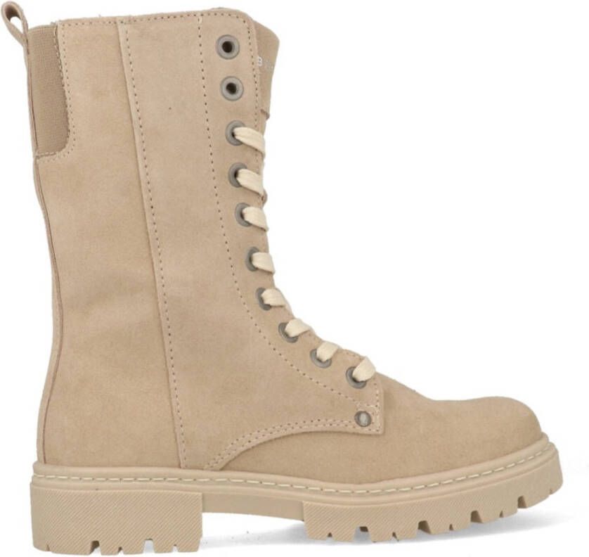Bullboxer Ajs503 Veterboots Laarzen Met Veters Beige