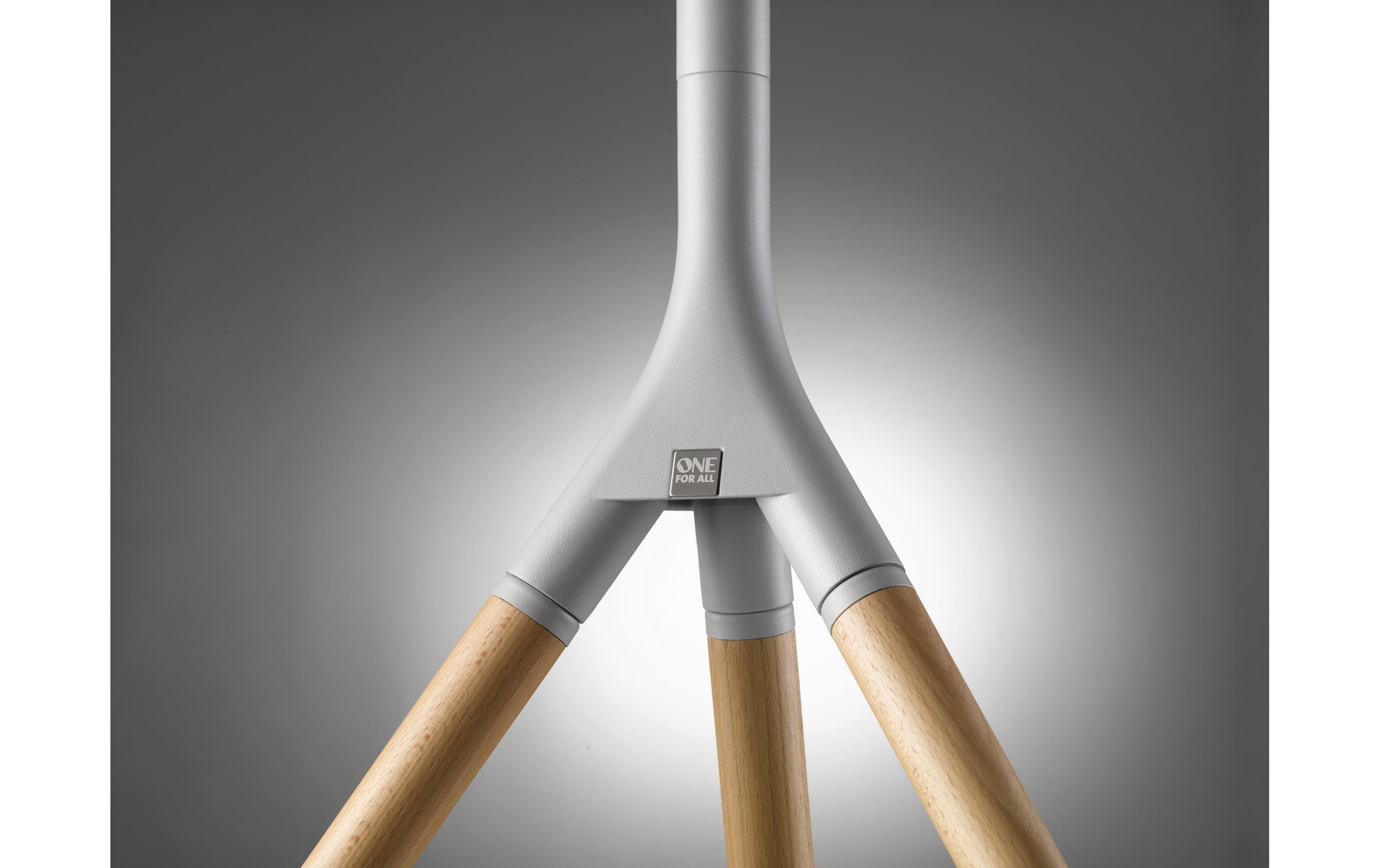 Staffelei Tripod WM7472 Eiche<br>Universal TV-Stativ Eiche, bis VESA 400 x 400, TV 32-65