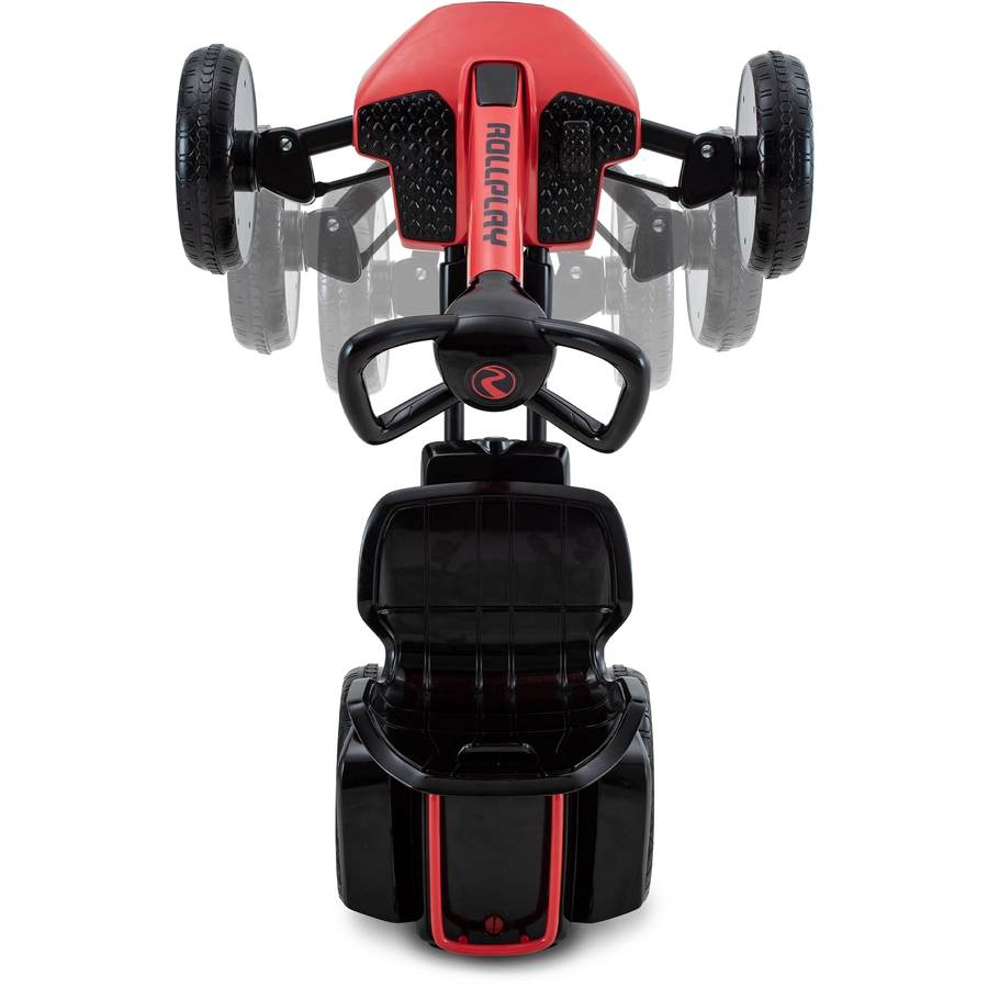 ROLLPLAY FLEX XL Go-Kart für Kinder zusammenklappbar bis zu 8 kmh Rot Rot