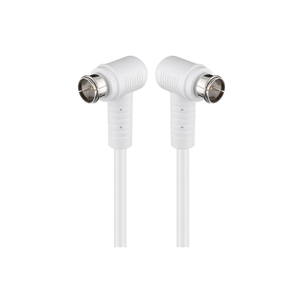 SAT-kabel, vinklet F-hurtigkontakt,