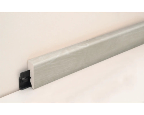 PVC plint KU048L wit 15 x 38,5 x 2400 mm