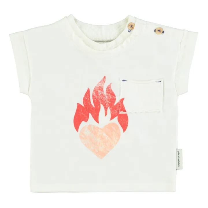 Piupiuchick T-Shirt Cœur | Blanc