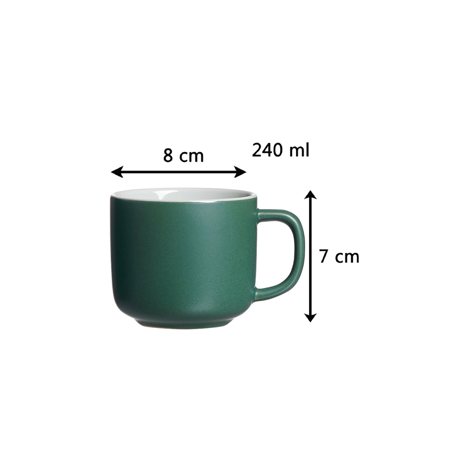 Ritzenhoff & Breker Kaffeetassen Jasper 240 ml 6er Set