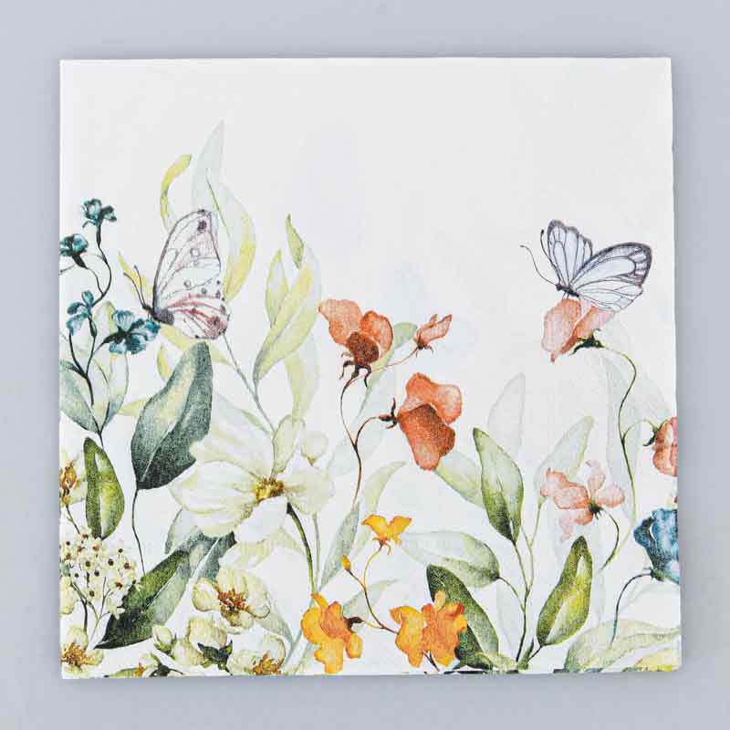 Lot de 20 serviettes 'Happy feeling'
