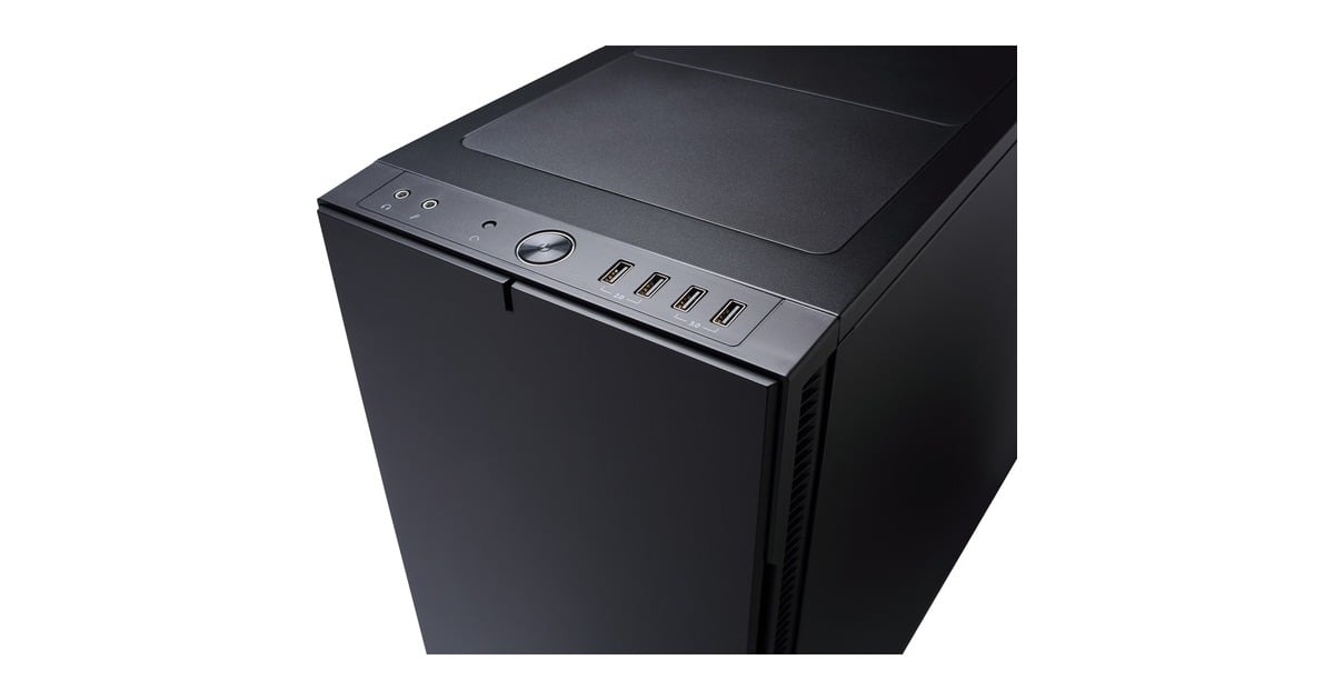Fractal DesignDefine R5 Black midi tower behuizing  (Zwart | 4x USB-A)