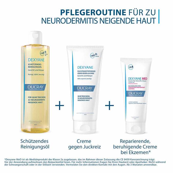 Ducray Dexyane Reinigungsöl schützend, 400 ml