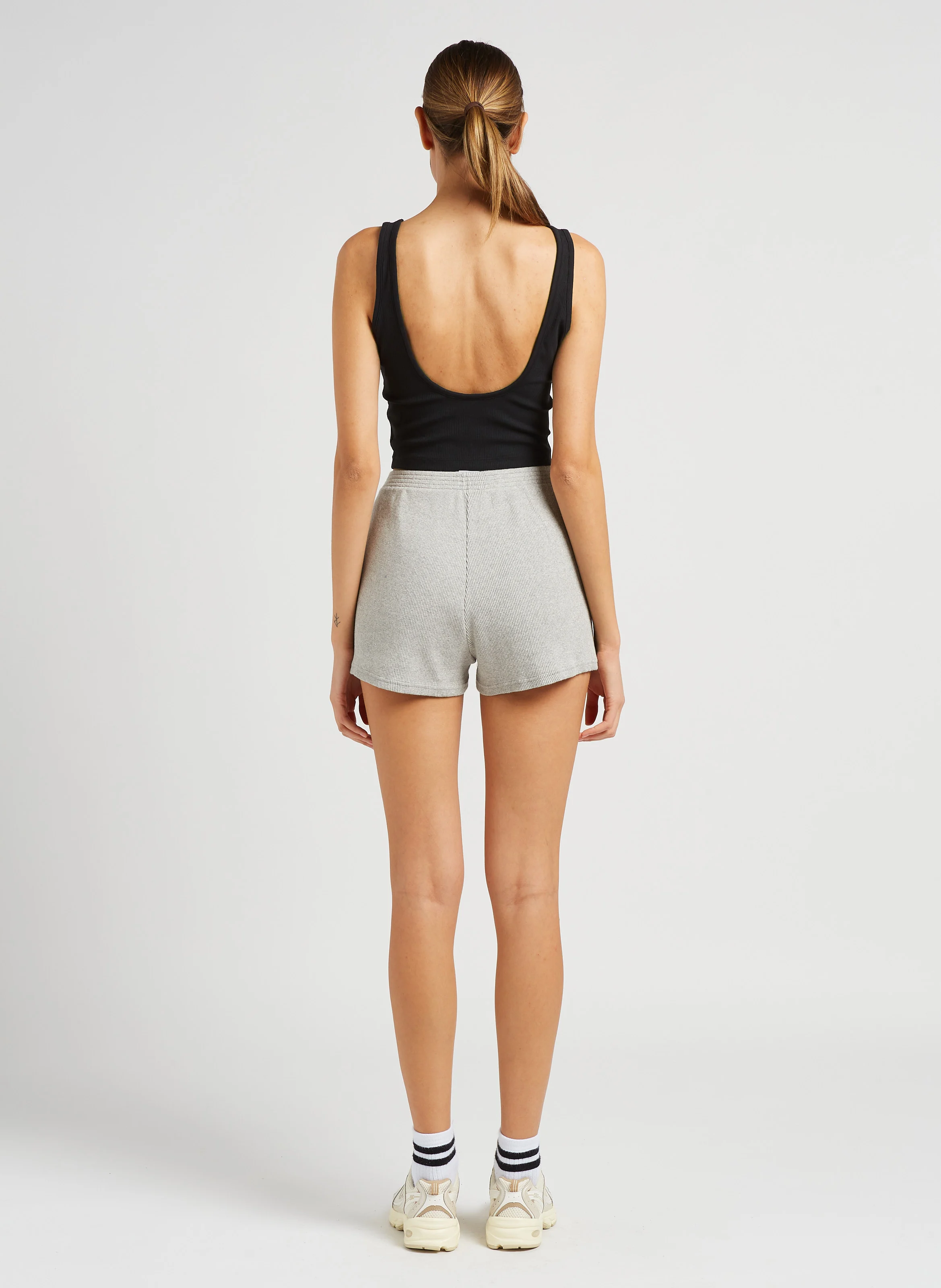 530 - Baskets basses en mesh | Beige