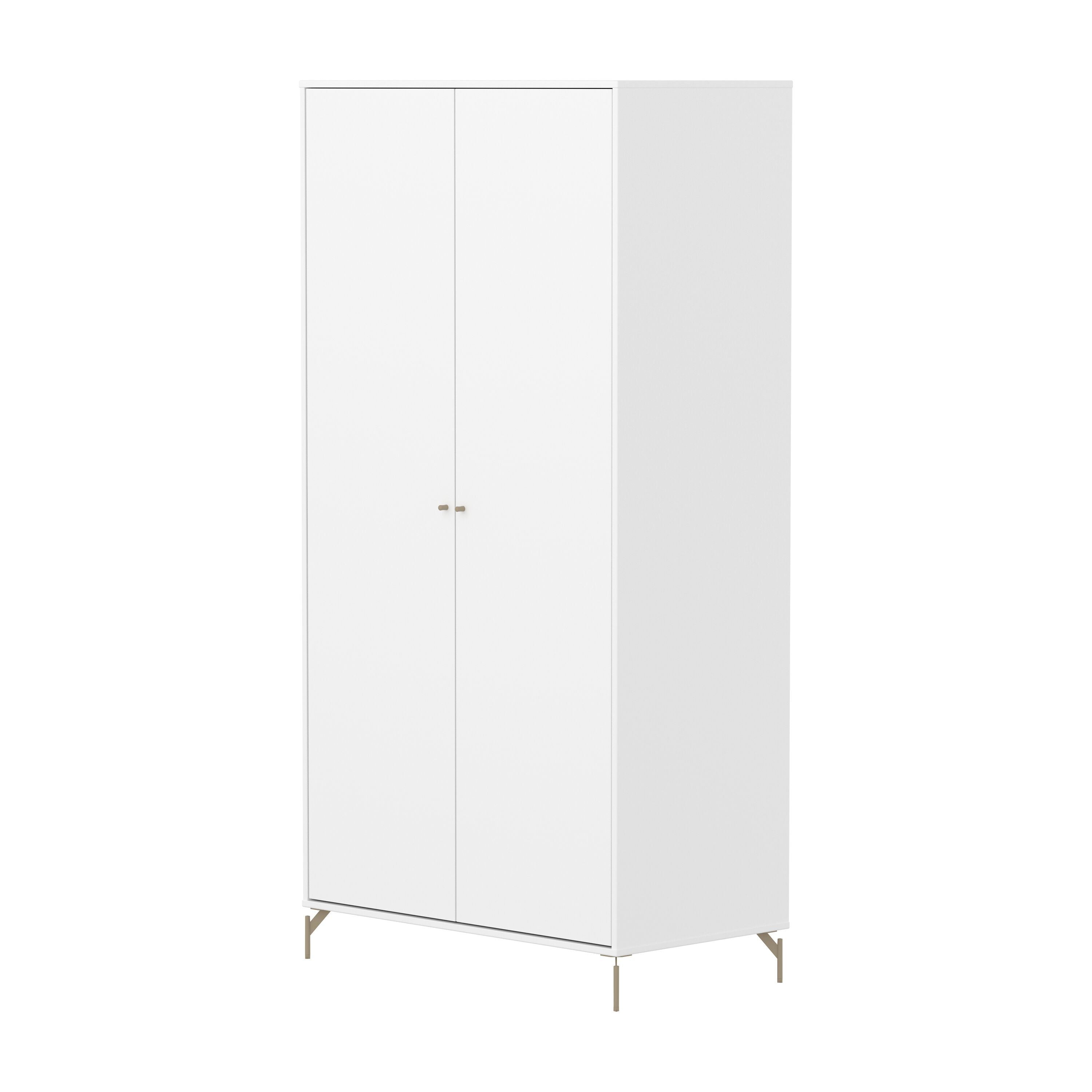 Flexa SAGA Schrank - Weiss / B: 100.0 cm x T: 55.0 cm x H: 200.0 cm