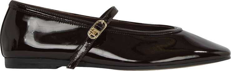 Tommy Hilfiger BALLERINA MARYJANE PATENT Burgundy velvet