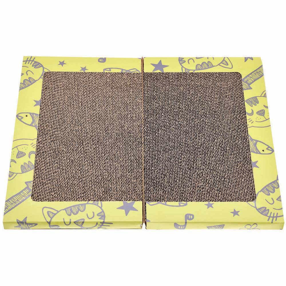 Tapis sortie de litière et griffoir pliable 36x42cm