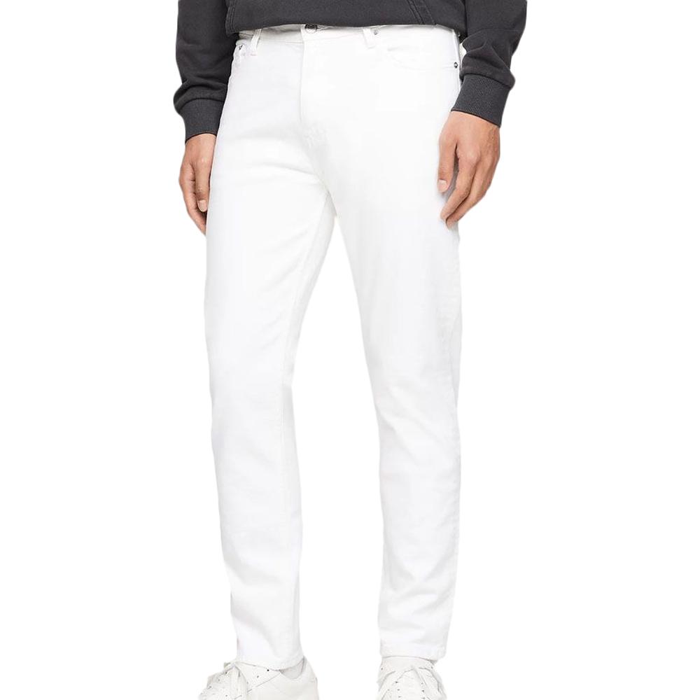 Tommy Hilfiger Jean Regular Blanc Homme Tommy Hilfiger DM0DM18720