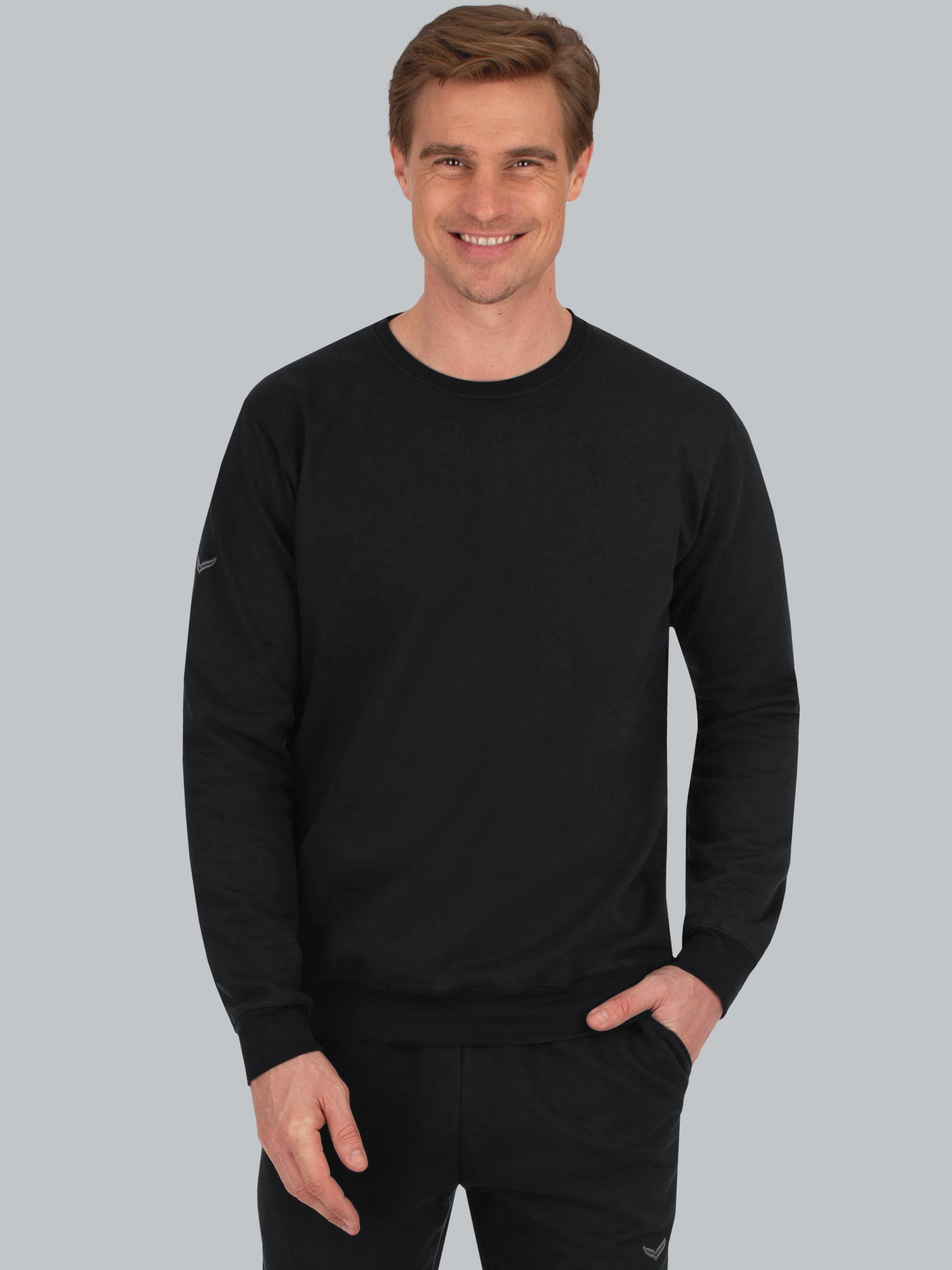 Sweatshirt aus Biobaumwolle Schwarz