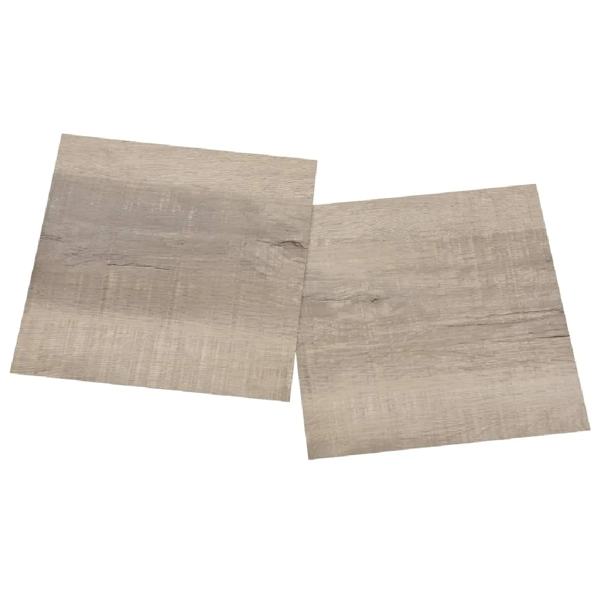 vidaXL Dalles de plancher autoadhésives - Taupe