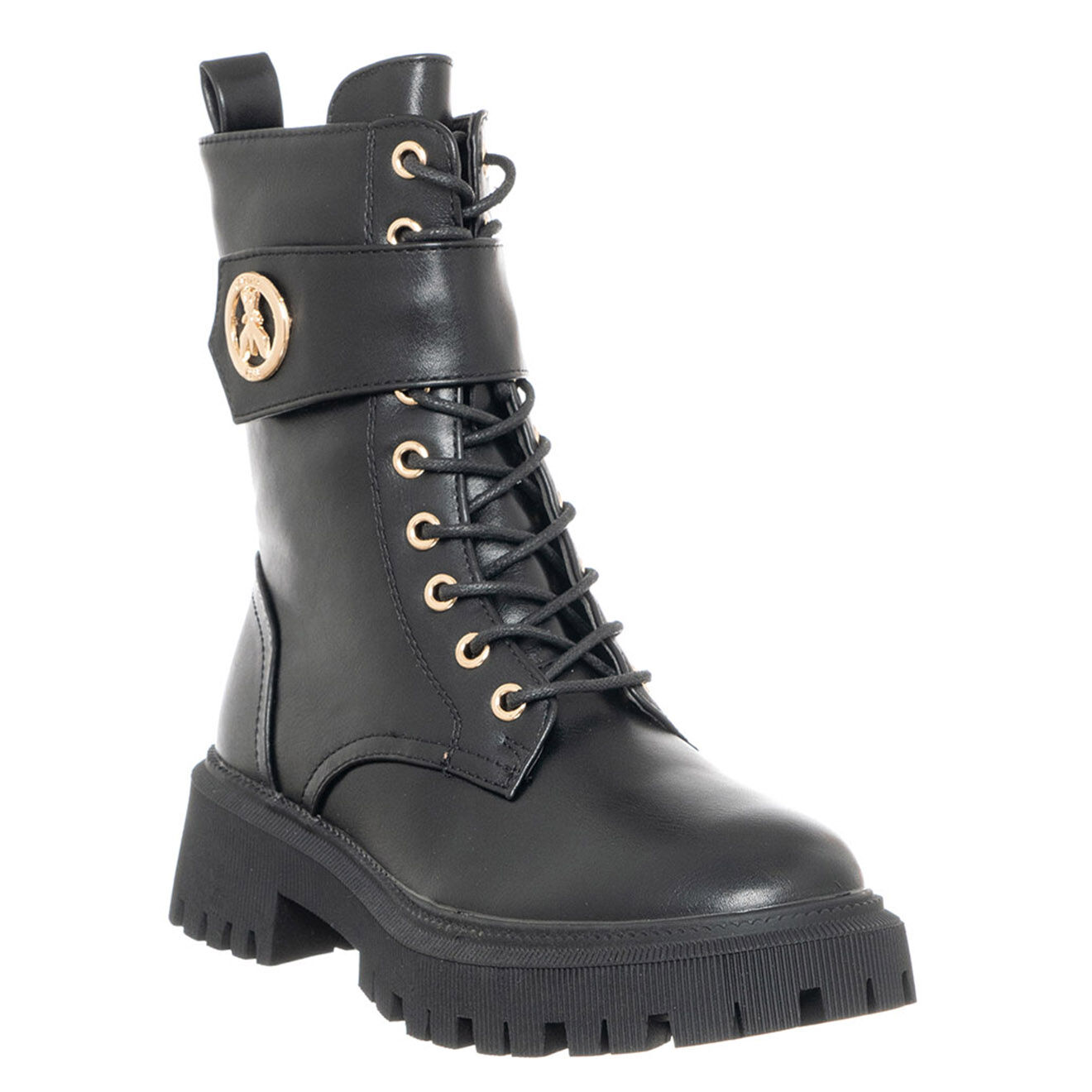Patrizia Pepe Boots en Cuir Evia noires - Talon 5 cm