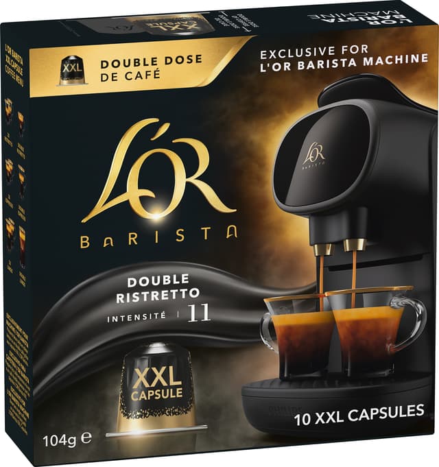 L'OR Barista Double Ristretto intensitet 11 kaffekapsler (10 stk.)