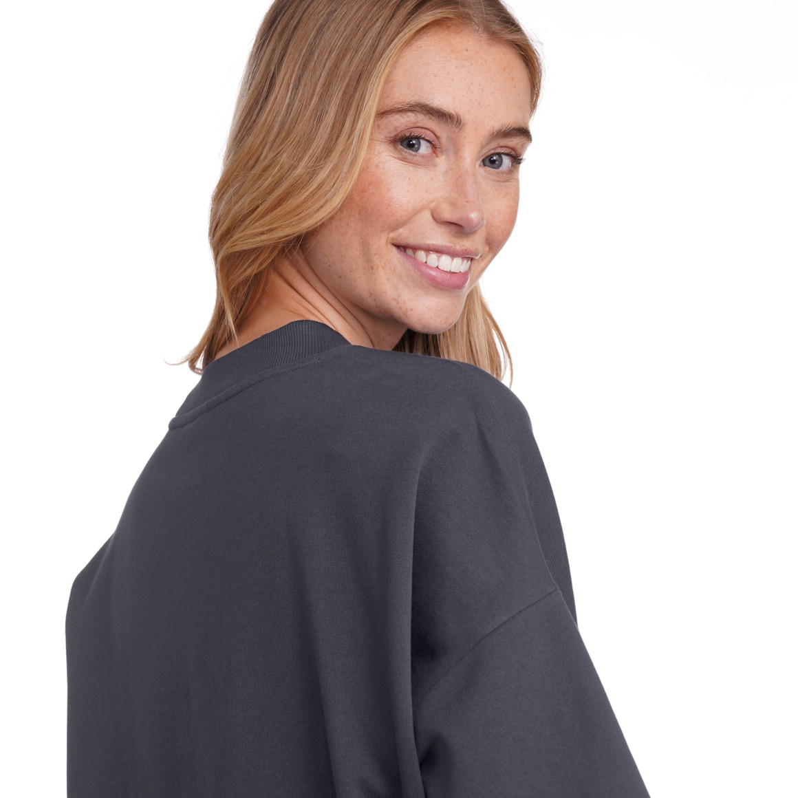 Jonas Nielsen Damen Sweatkleid mit Kurzarm nachtblau