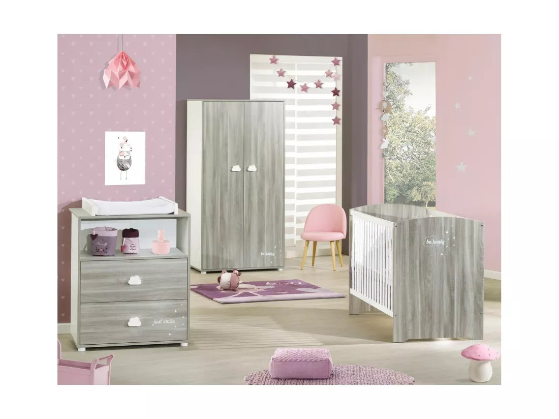 Lit bébé à barreaux 120x60cm