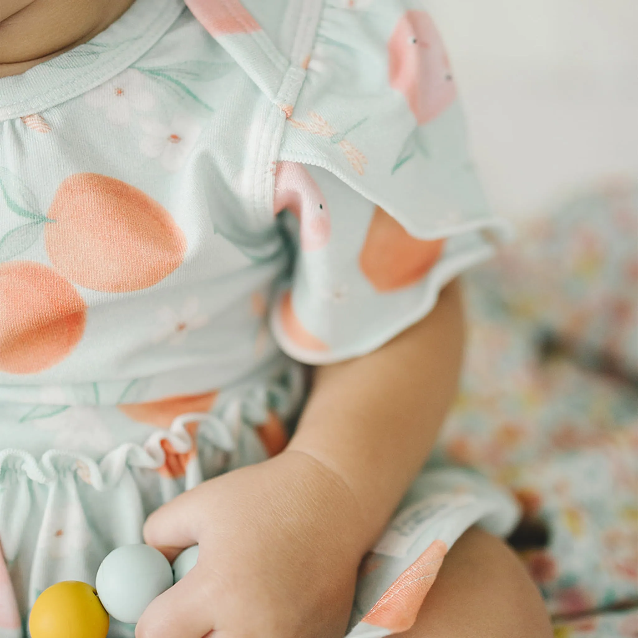 Loulou Lollipop Robe Pêches 0-24mois