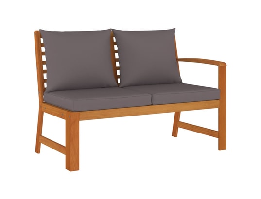 LES TENDANCES - Salon extérieur Salon de jardin-brun-5 places-114.5x60.5x81-491996