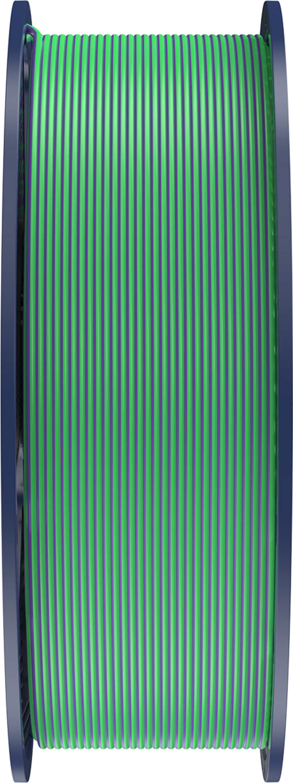 SUNLU  Silk PLA+ Dual Color Green Purple, 1,75 mm / 1000 g    Zweifärbiges PLA Material mit glänzendem Finish